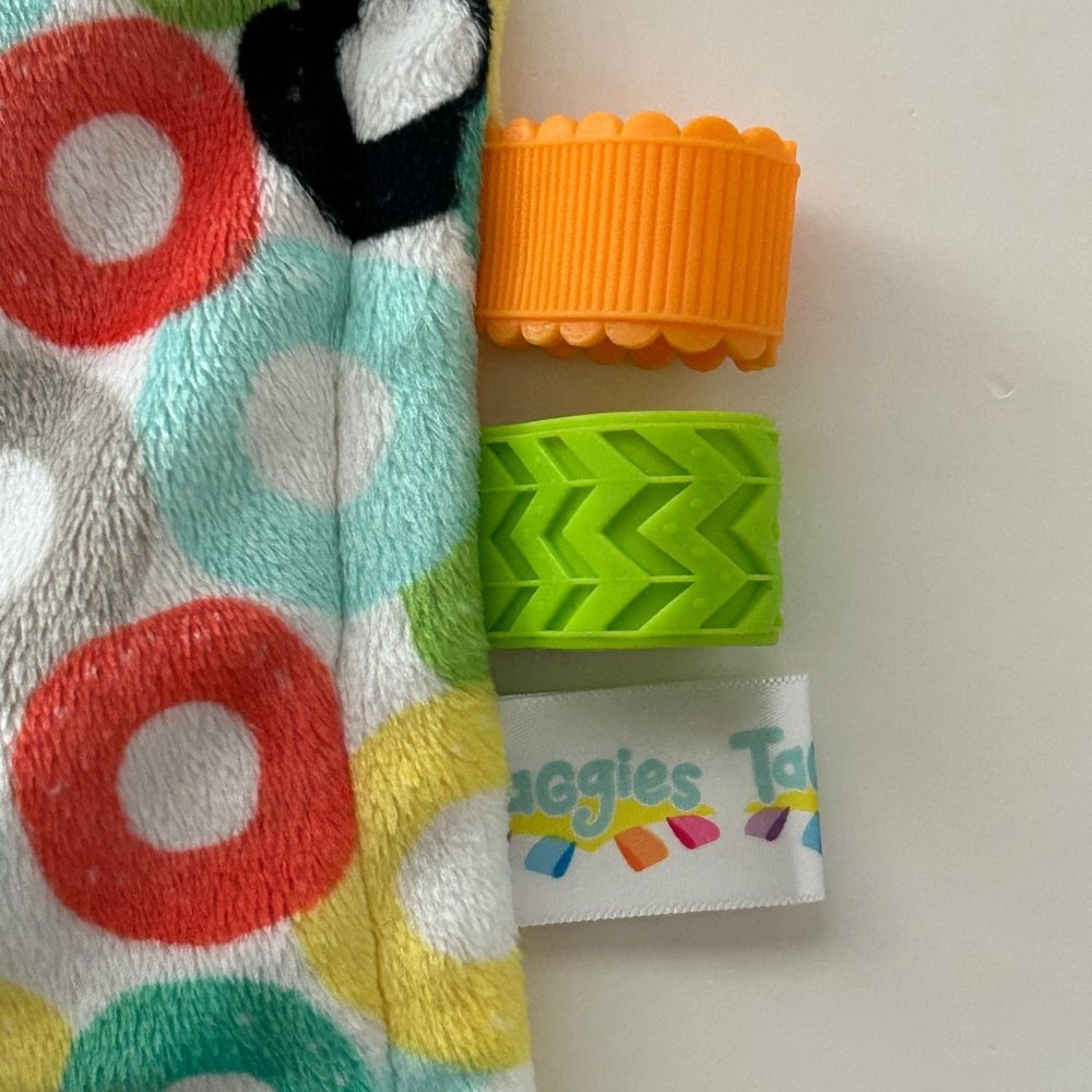 4/$25 Bright Starts Taggies Security Blanket Baby Circles Lovey Sensory - Picture 6 of 12